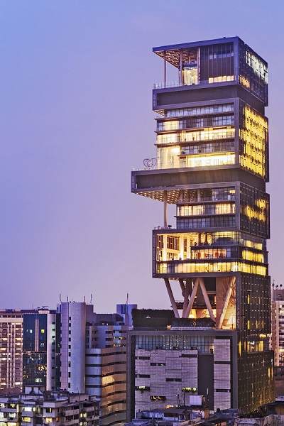 Casa Antilia na Índia