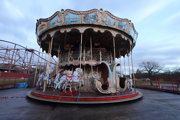 Parques De Diversões Abandonados podem parecer assustadores.