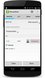 Aplicativo de controle financeiro MoneyWise