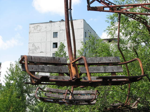 Parques De Diversões Abandonados podem parecer assustadores.