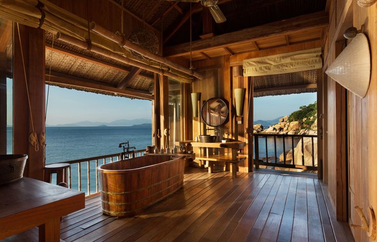 Banheira no Resort Six Senses Ninh Van Bay, Vietnam