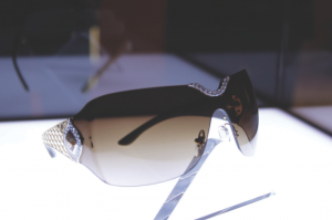 Exposição do óculos de sol mais caro do mundo Chopard De Rigo