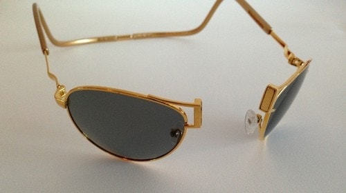 Os Óculos de sol CliC Gold 18 Carat Gold Sport são um dos óculos mais caros do mundo